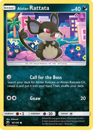 Alolan Rattata 084  - Common