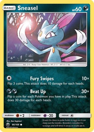 Sneasel/168  - Common