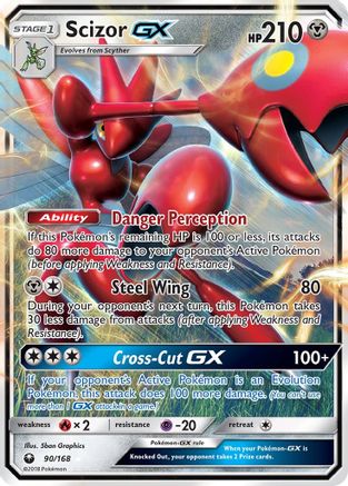 Scizor GX 090  - Holofoil - Ultra Rare