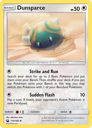 Dunsparce 110/168  - Uncommon