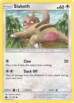 Slakoth 113  - Common