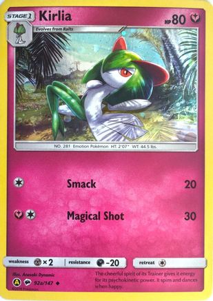 Kirlia 92a/147  - Holofoil - Promo
