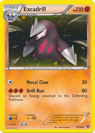 Excadrill - 56/98 (Cosmos Holo)/98  - Holofoil - Promo