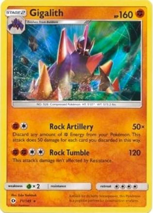 Gigalith - 71/149 (Cosmos Holo)/149  - Holofoil - Promo