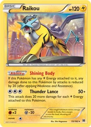 Raikou (Cosmos Holo) 055/162  - Holofoil - Promo