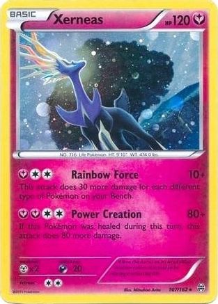Xerneas - 107/162 (Cosmos Holo)/162  - Holofoil - Promo
