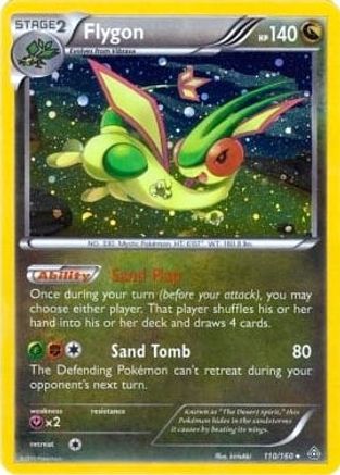 Flygon - 110/160 (Cosmos Holo)/160  - Holofoil - Promo