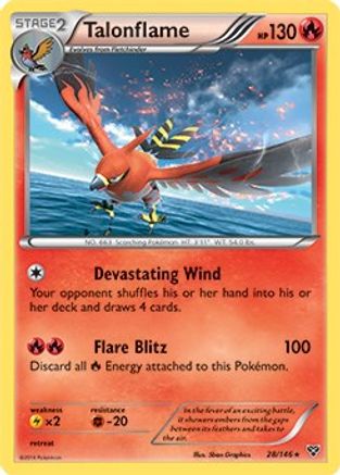 Talonflame - 28/146 (Cosmos Holo)/146  - Holofoil - Promo