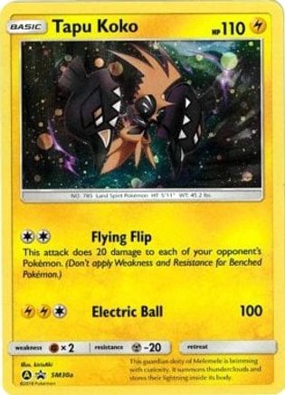 Tapu Koko - SM30a  - Holofoil - Promo