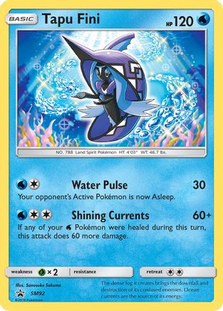 Tapu Fini - SM92  - Holofoil - Promo