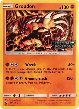 Groudon (Cosmos Holo)  081/168  - Holofoil - Promo