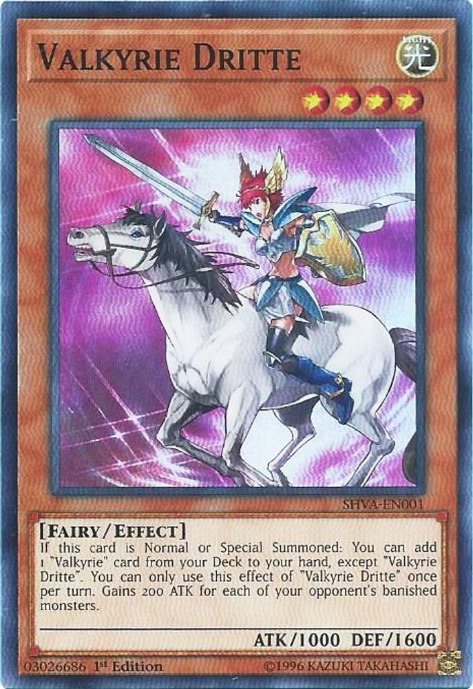 Valkyrie Dritte (SHVA-EN001) - Super Rare