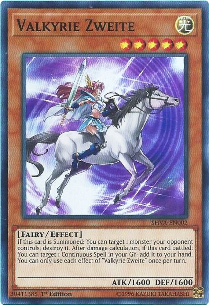 Valkyrie Zweite (SHVA-EN002) - Super Rare