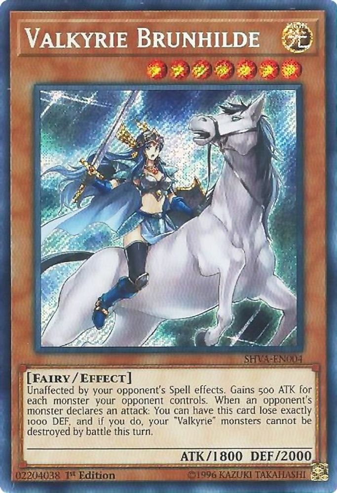 Valkyrie Brunhilde (SHVA-EN004) - Secret Rare