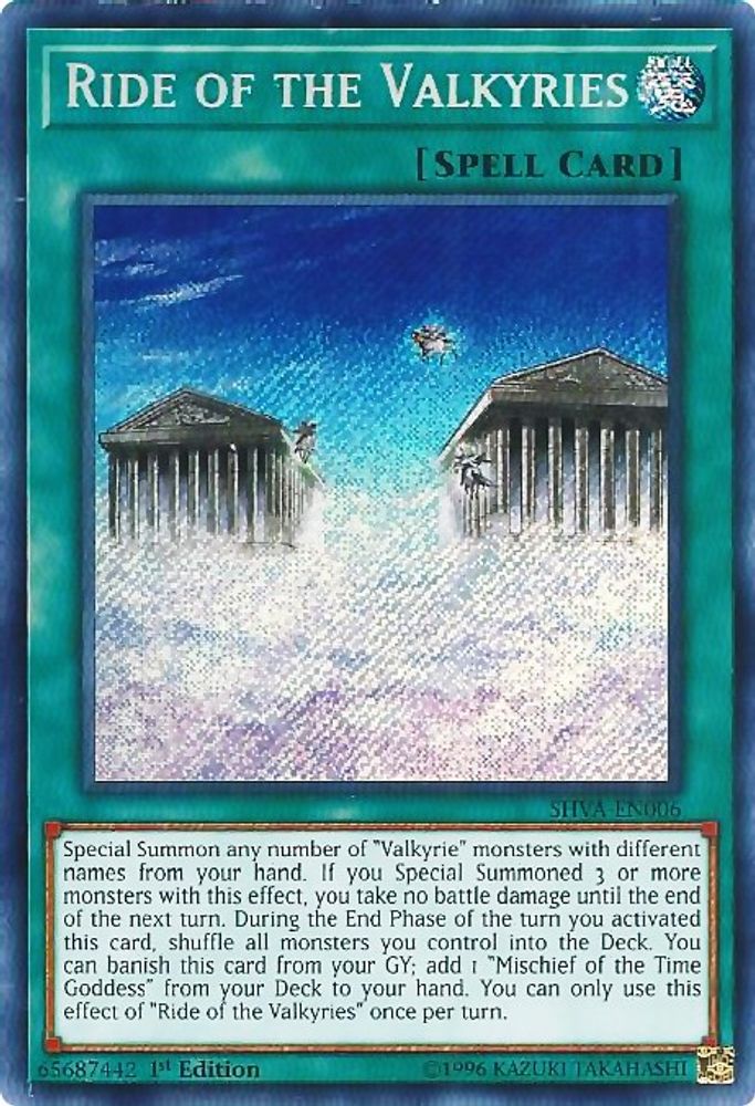 Ride of the Valkyries (SHVA-EN006) - Secret Rare