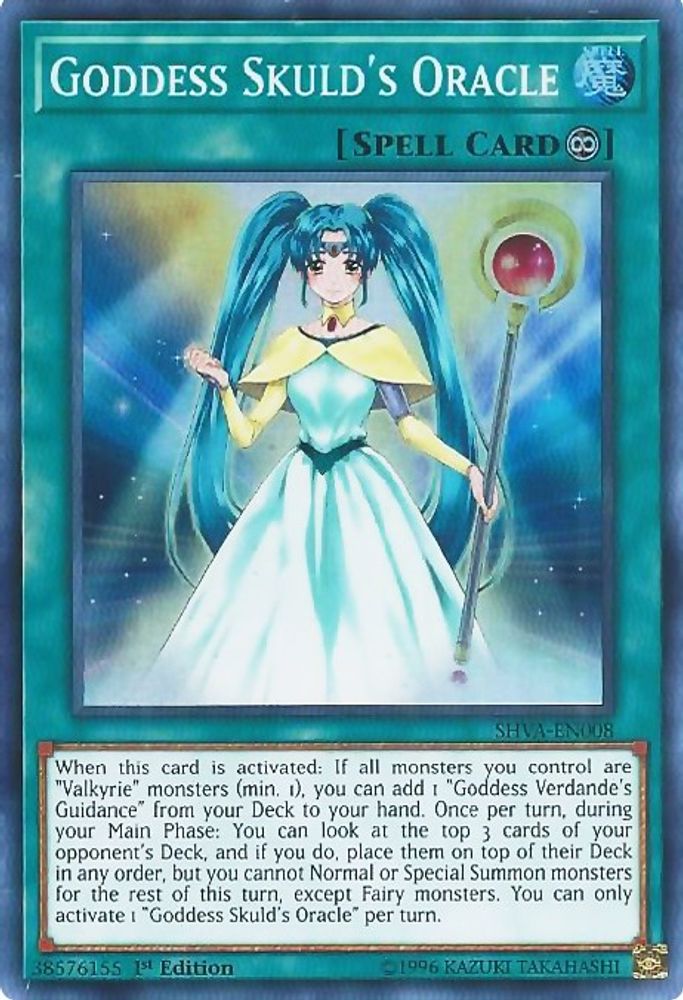 Goddess Skuld's Oracle (SHVA-EN008) - Super Rare