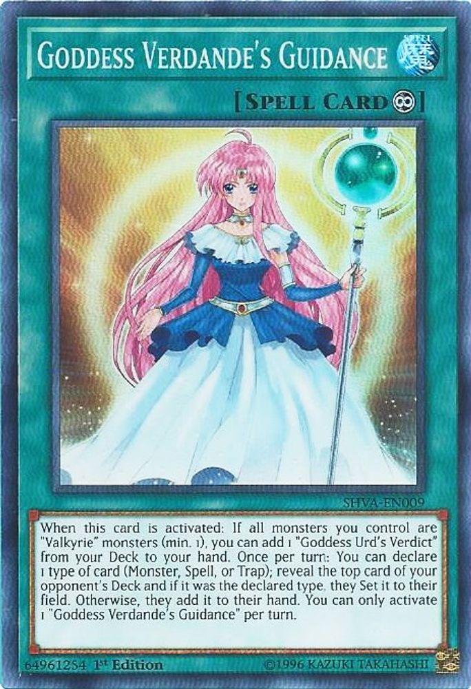 Goddess Verdande's Guidance (SHVA-EN009) - Super Rare