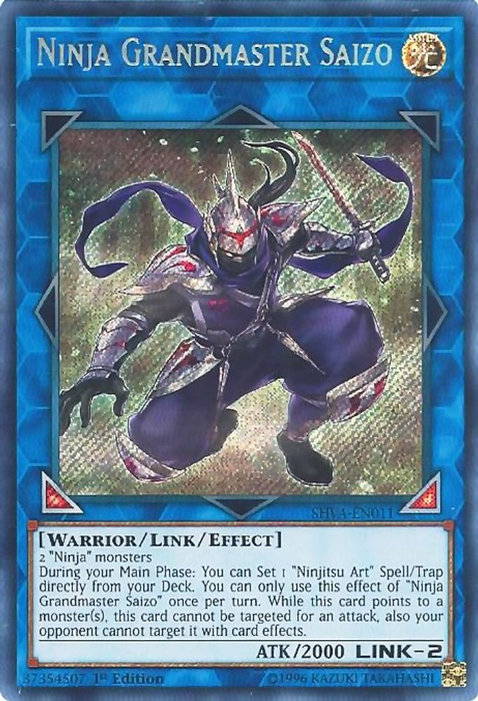 Ninja Grandmaster Saizo (SHVA-EN011) - Secret Rare