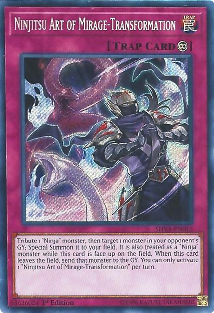 Ninjitsu Art of Mirage-Transformation (SHVA-EN015) - Secret Rare