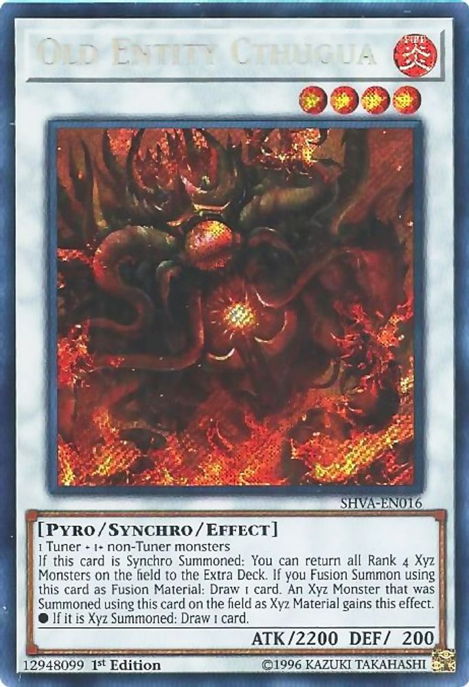 Old Entity Cthugua (SHVA-EN016) - Secret Rare