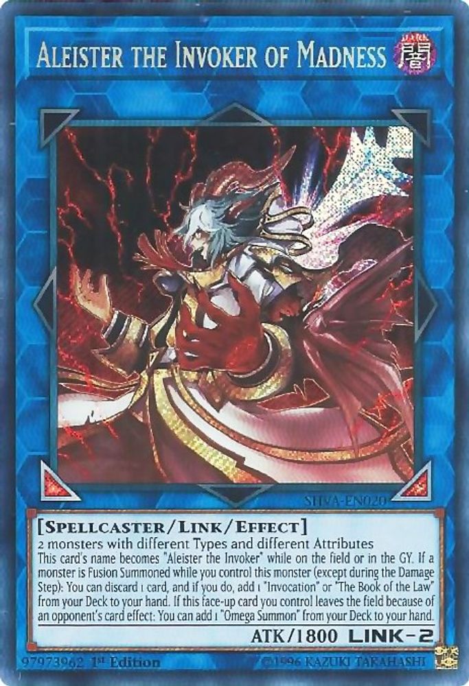 Aleister the Invoker of Madness (SHVA-EN020) - Secret Rare