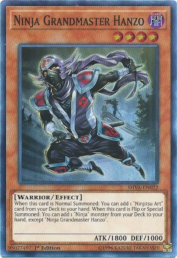 Ninja Grandmaster Hanzo (SHVA-EN022) - Super Rare