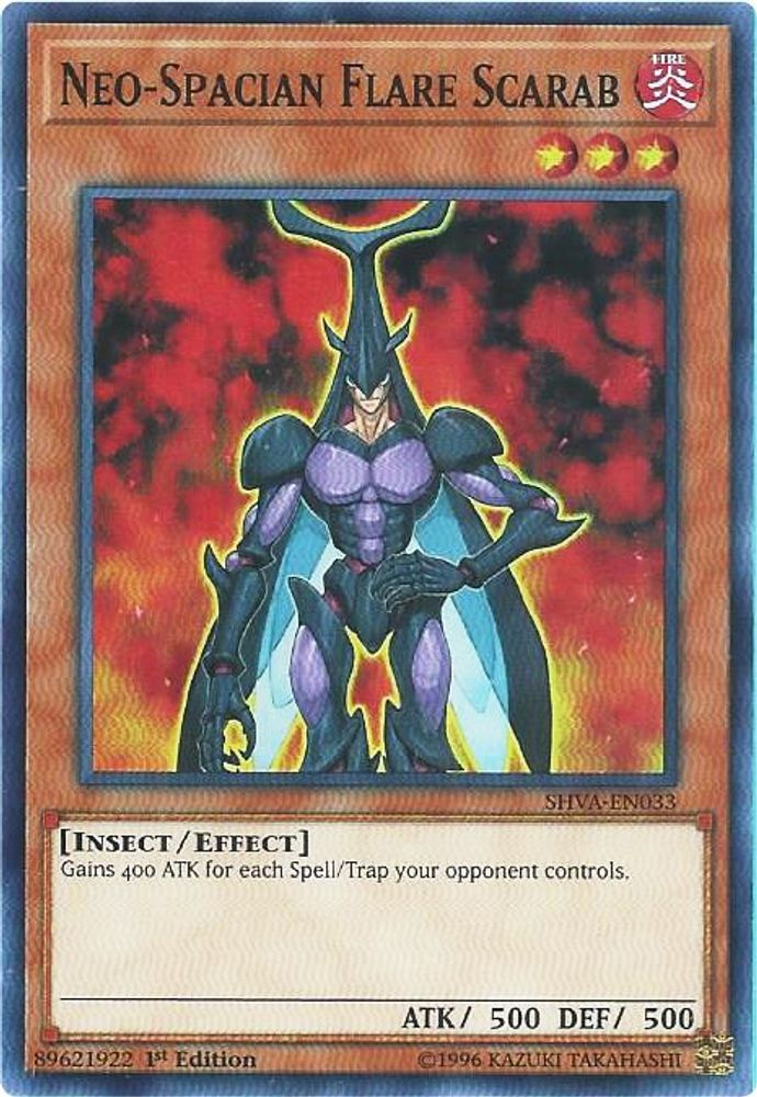 Neo-Spacian Flare Scarab (SHVA-EN033) - Super Rare