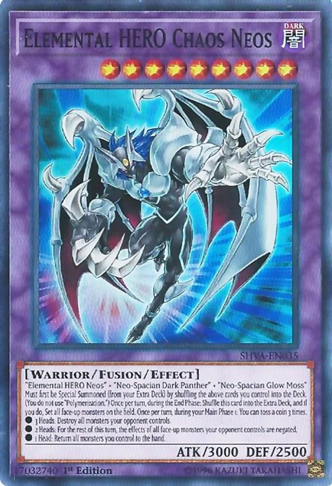 Elemental HERO Chaos Neos (SHVA-EN035) - Super Rare