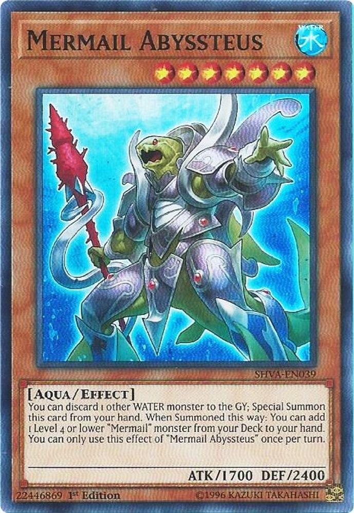 Mermail Abyssteus (SHVA-EN039) - Super Rare
