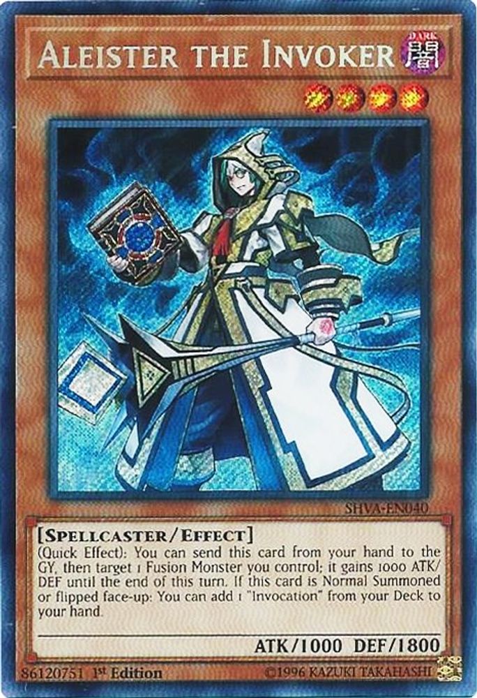 Aleister the Invoker (SHVA-EN040) - Secret Rare