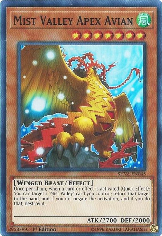 Mist Valley Apex Avian (SHVA-EN045) - Super Rare