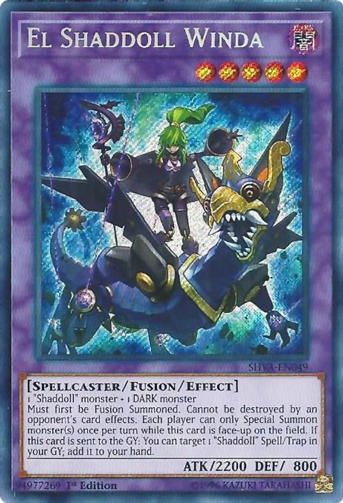 El Shaddoll Winda (SHVA-EN049) - Secret Rare