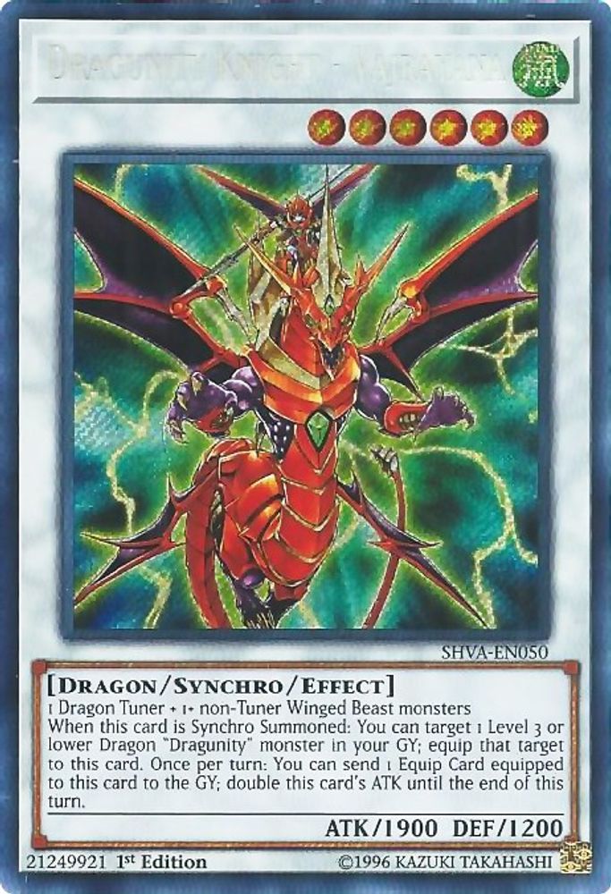 Dragunity Knight - Vajrayana (SHVA-EN050) - Secret Rare