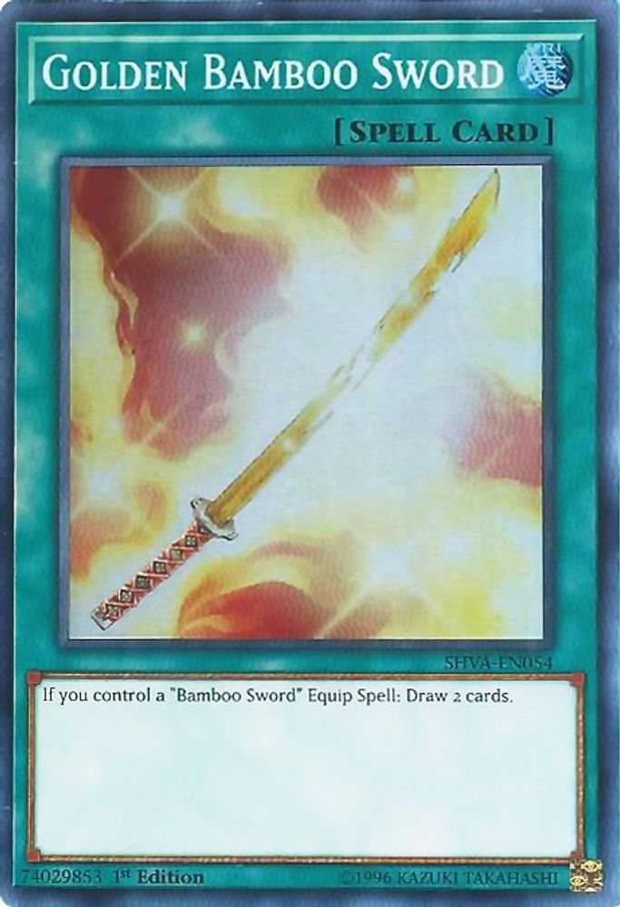 Golden Bamboo Sword (SHVA-EN054) - Super Rare