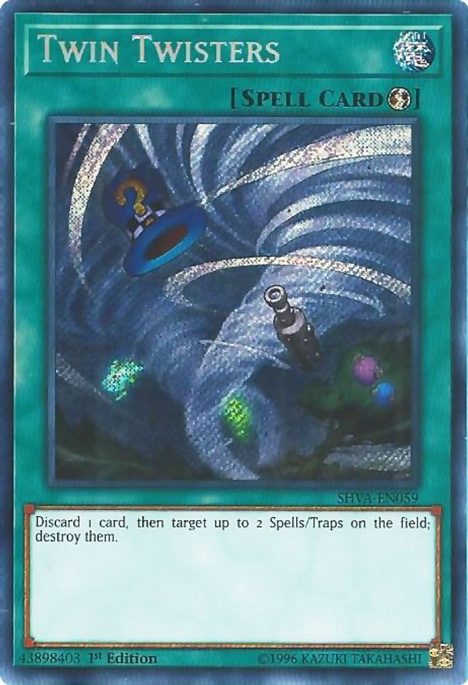 Twin Twisters (SHVA-EN059) - Secret Rare