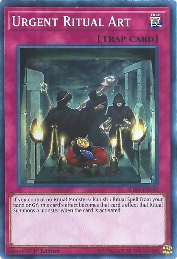 Urgent Ritual Art (SHVA-EN060) - Super Rare