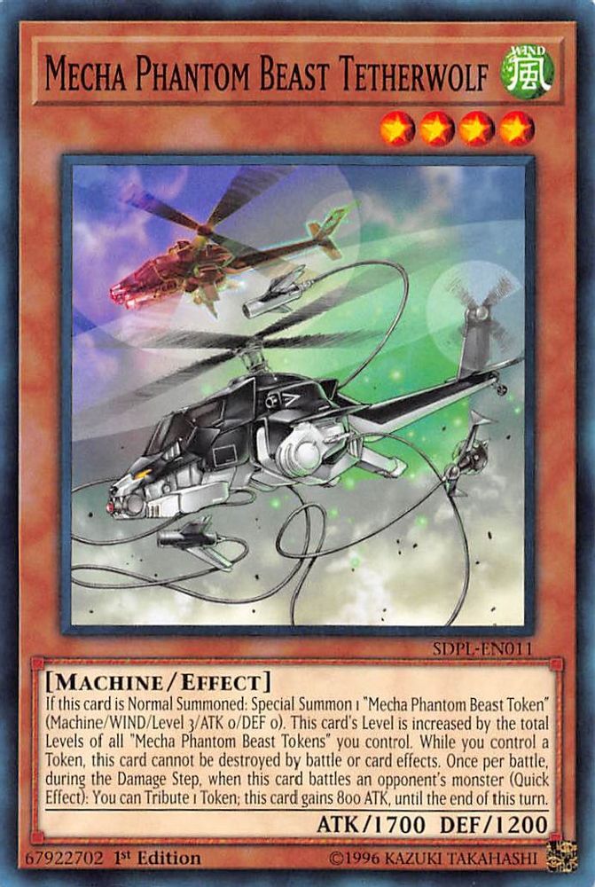 Mecha Phantom Beast Tetherwolf [SDPL-EN011] Commun 