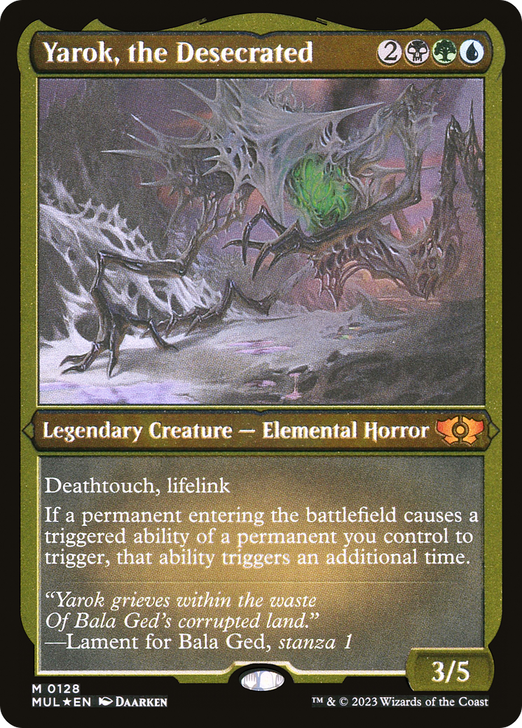 Yarok, le profané (Foil Etched) [Légendes multivers] 