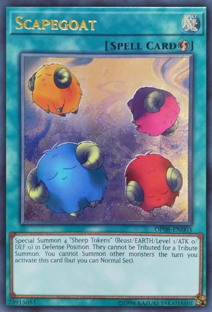 Scapegoat (UTR) (OP08-EN003) - Ultimate Rare