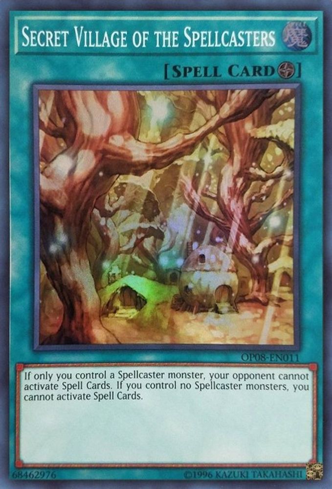 Secret Village of the Spellcasters (OP08-EN011) - Super Rare