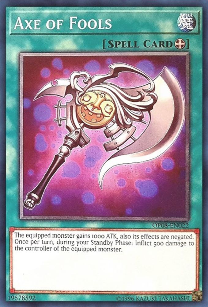 Axe of Fools (OP08-EN022) - Common