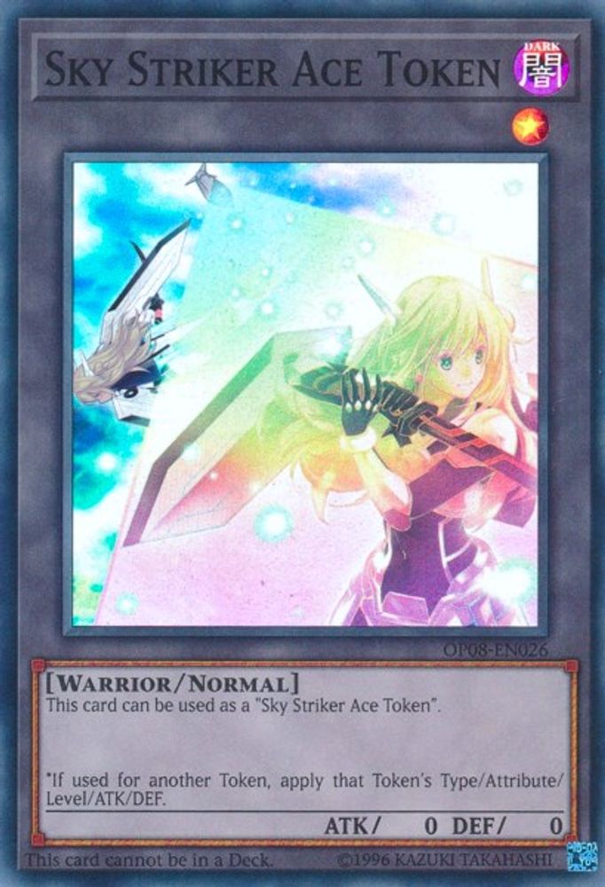 Jeton Sky Striker Ace [OP08-EN026] Super Rare 