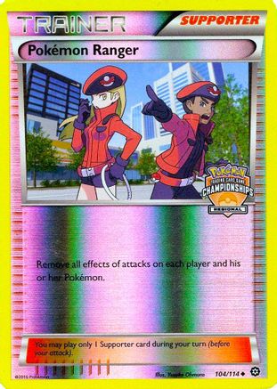 Pokemon Ranger - 104/114 (Regional Championships)/114  - Reverse Holofoil - Promo