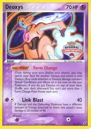 Deoxys - 16/107 (Regional Championships)/107  - Promo