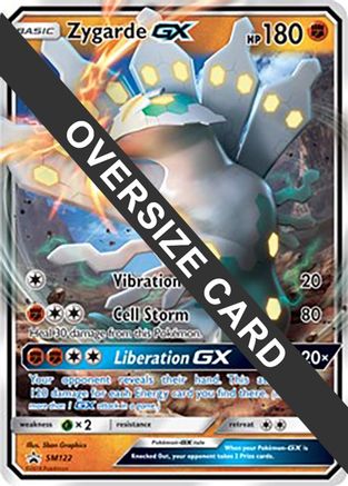 Zygarde GX (SM122) (carte Jumbo) [Soleil et Lune : Black Star Promos] 