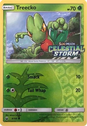 Treecko (Toys R Us) 008/168  - Reverse Holofoil - Promo