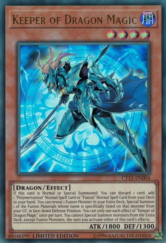 Keeper of Dragon Magic (CT15-EN004) - Ultra Rare
