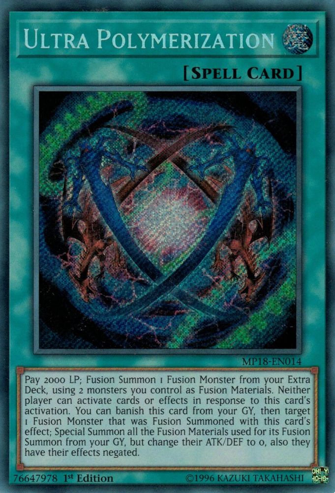 Ultra Polymerization (MP18-EN014) - Secret Rare