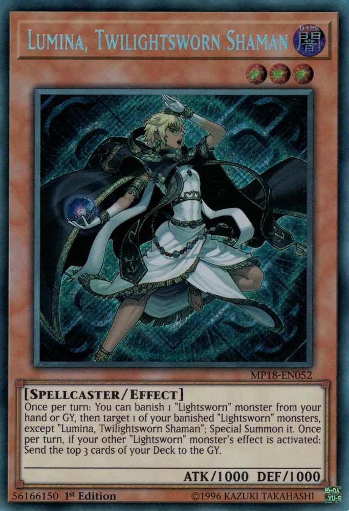 Lumina, Twilightsworn Shaman (MP18-EN052) - Secret Rare