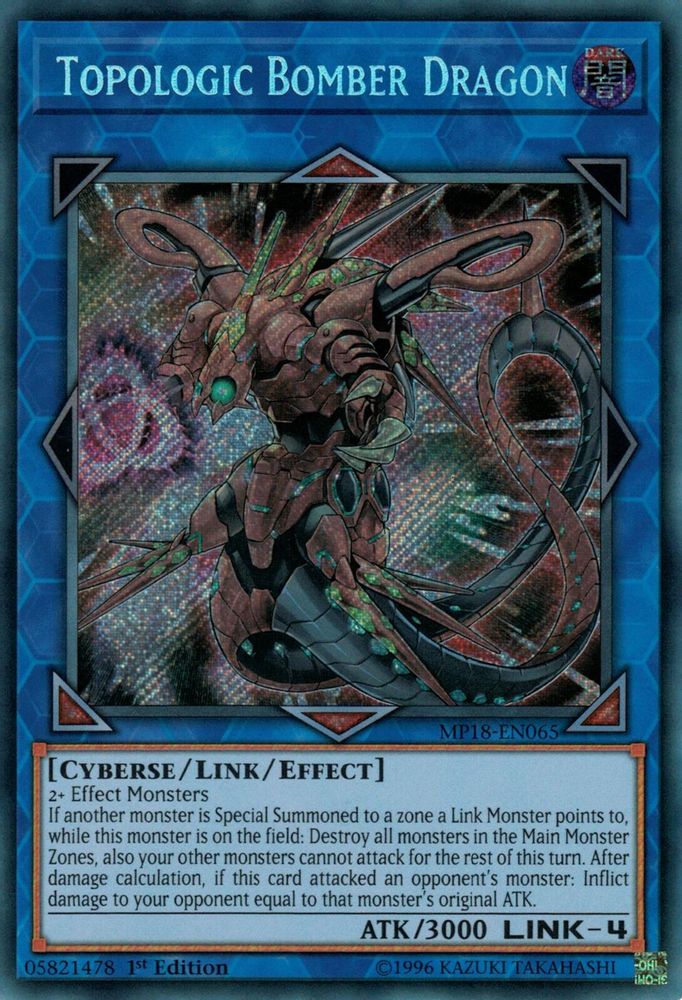 Topologic Bomber Dragon (MP18-EN065) - Secret Rare